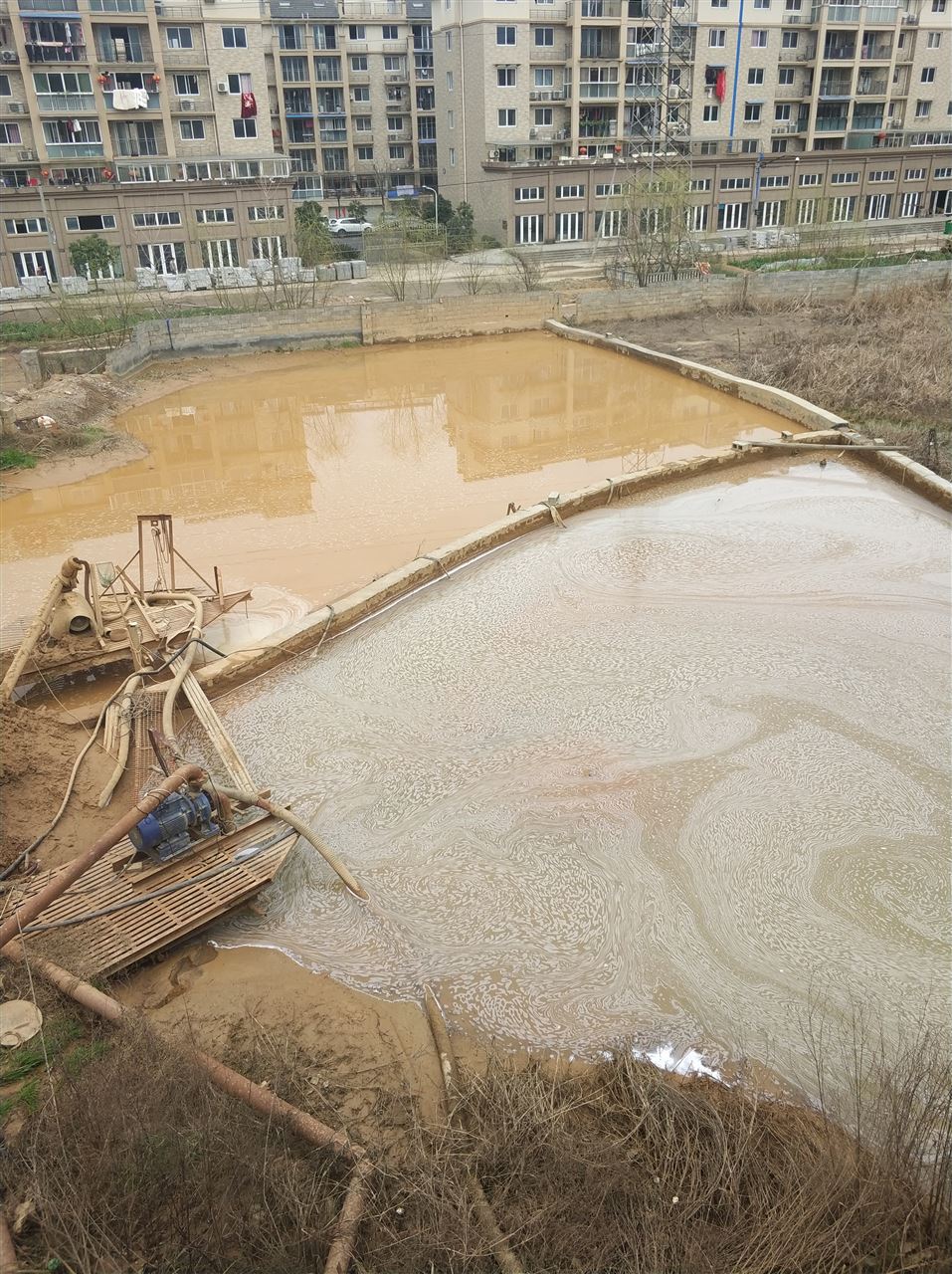 渑池沉淀池淤泥清理-厂区废水池淤泥清淤