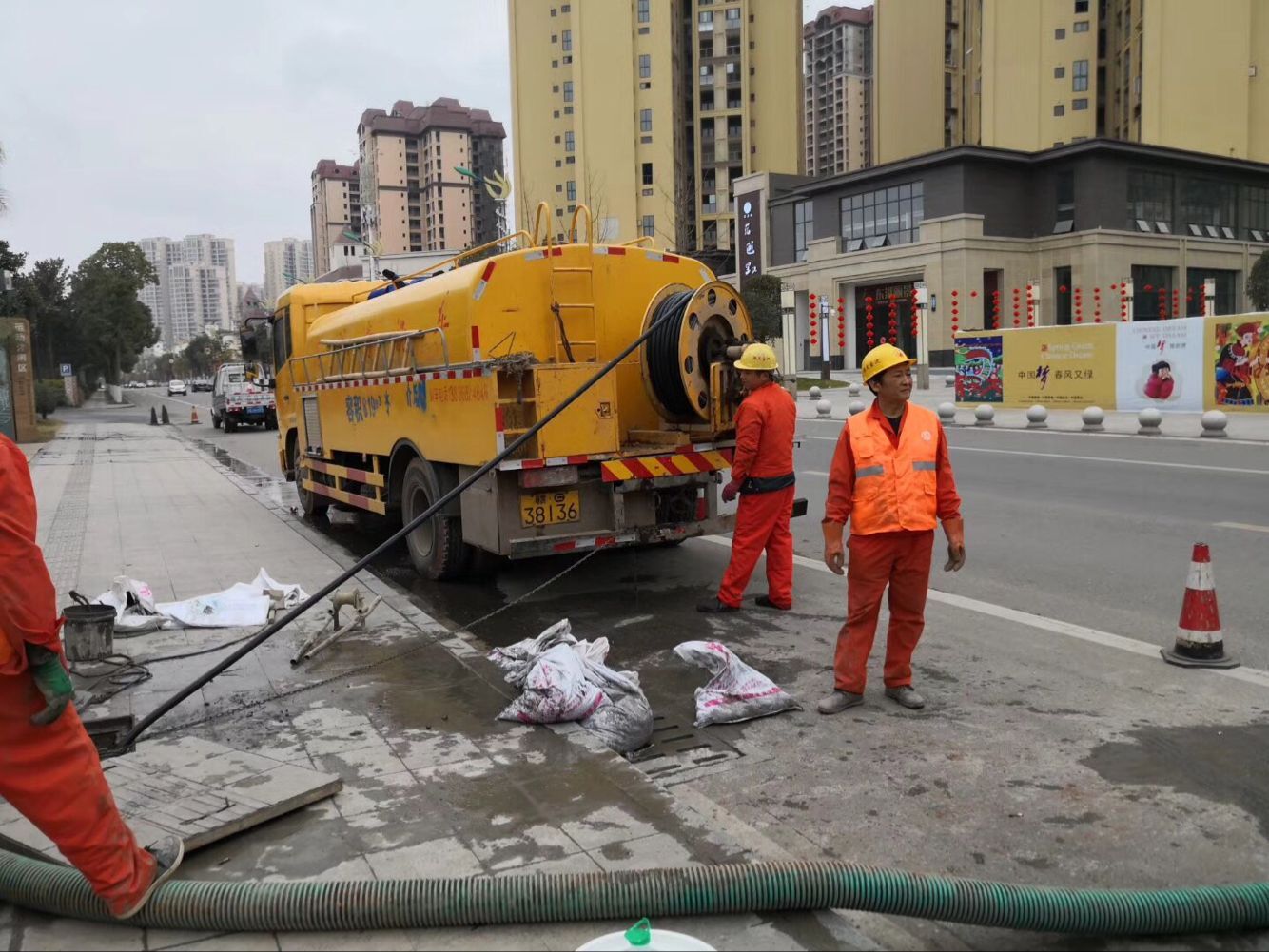 渑池排污管道清淤-管道清洗